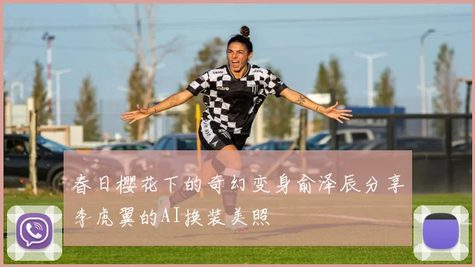 春日樱花下的奇幻变身俞泽辰分享李虎翼的AI换装美照