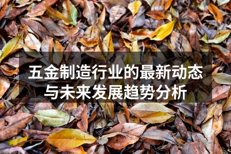 五金制造设备的现代化图示